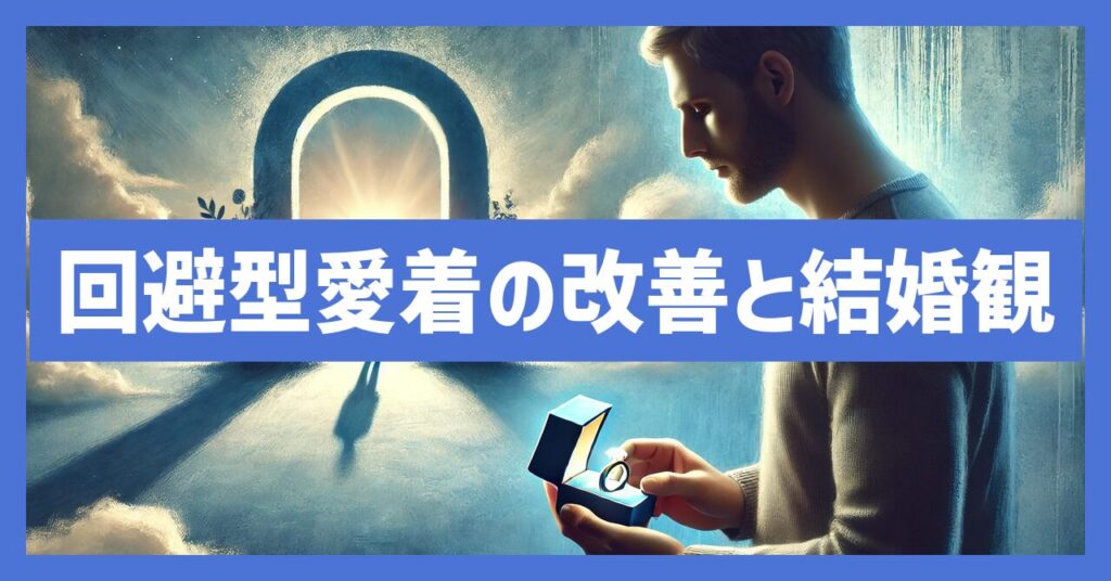 回避型愛着障害の治し方と男性の結婚観