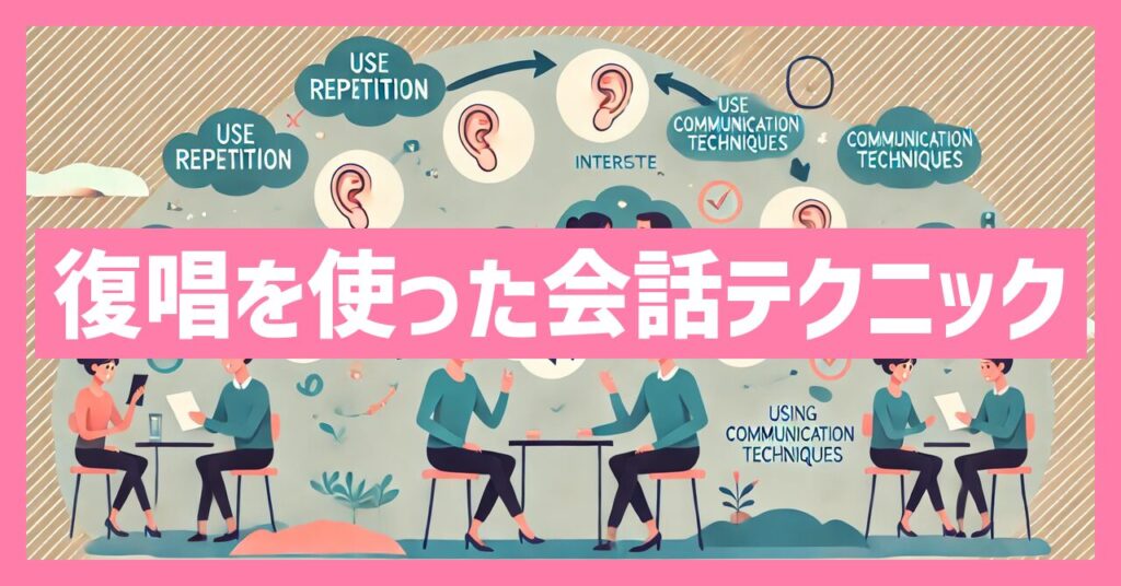 復唱を活用したコミュニケーションのテクニック