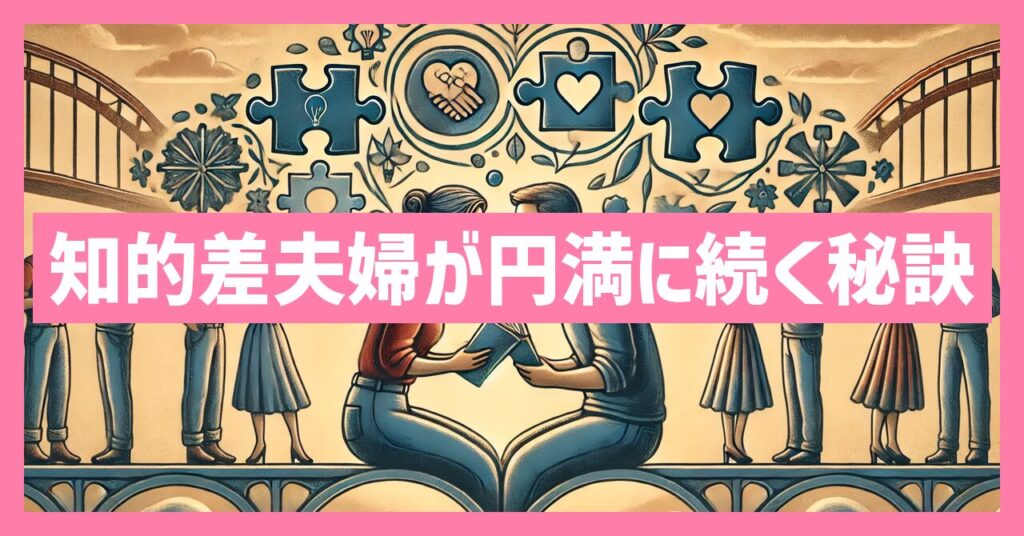 知的レベルが合わない夫婦が円満に長続きするための秘訣